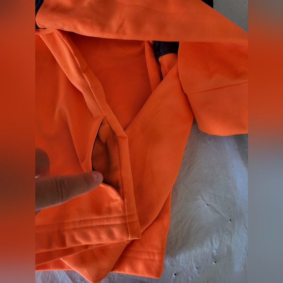 Under Armour Kids Orange and Black Jacket, Size 24 Month - Picture 4 of 6